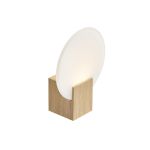 Nordlux Hester Luce Da Parete Vetro Legna - 9.5W 900lm - 930 Luce Calda -  | IP44 - Miglior Resa Cromatica - A 3 Livelli Dimmerabile