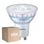 Confezione Multipack 10x Philips Corepro Faretti LED GU10 PAR16 6.7W 670lm 60D - 830 Luce Calda -  | Sostitutiva 90W