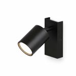 D'Lite Luce Da Parete Prisma Metallo Nero | IP20 - Adatto per 1x GU10