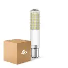 Confezione Multipack 4x Ledvance Special T Slim LED B15d Tubo one-handed Chiara 8W 1055lm - 827 Bianco Molto Caldo | Dimmerabile - Sostitutiva 75W