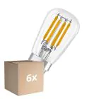 Confezione Multipack 6x Osram LED Speciale E14 Tubolare Bulbo T26 Filamento Chiara 2.8W 250lm - 827 Bianco Molto Caldo | Dimmerabile - Sostitutiva 25W